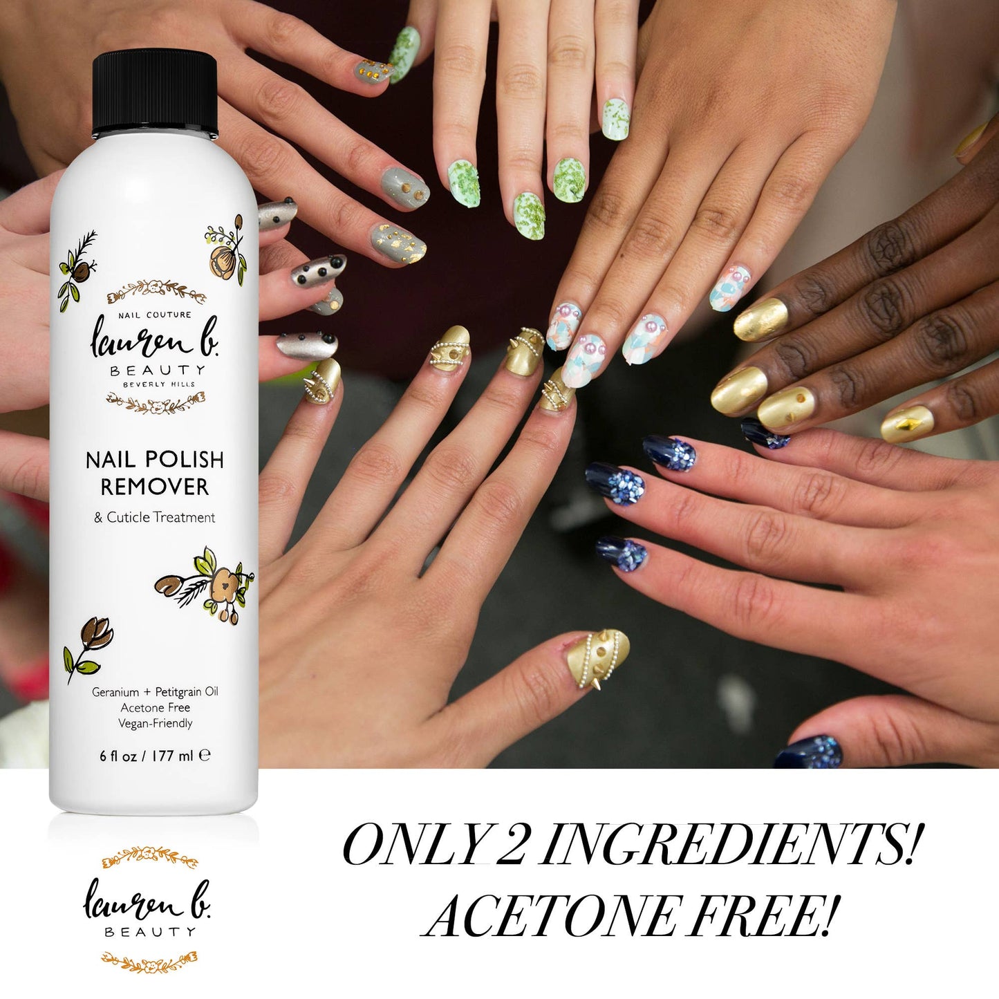 Lauren B. Beauty - Polish Remover Liquid and Cuticle Treatment