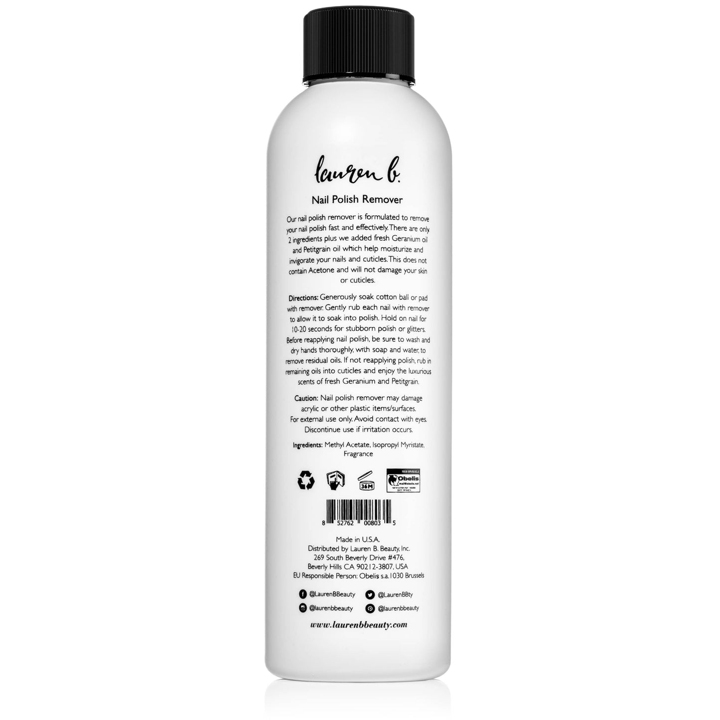 Lauren B. Beauty - Polish Remover Liquid and Cuticle Treatment