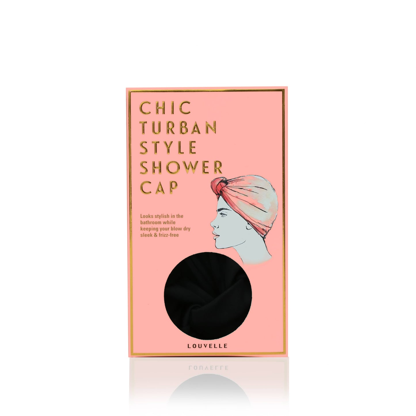 Dahlia Black Shower Cap