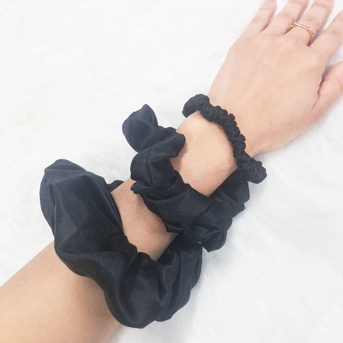 Silk Scrunchie Trio Set (3 color options)