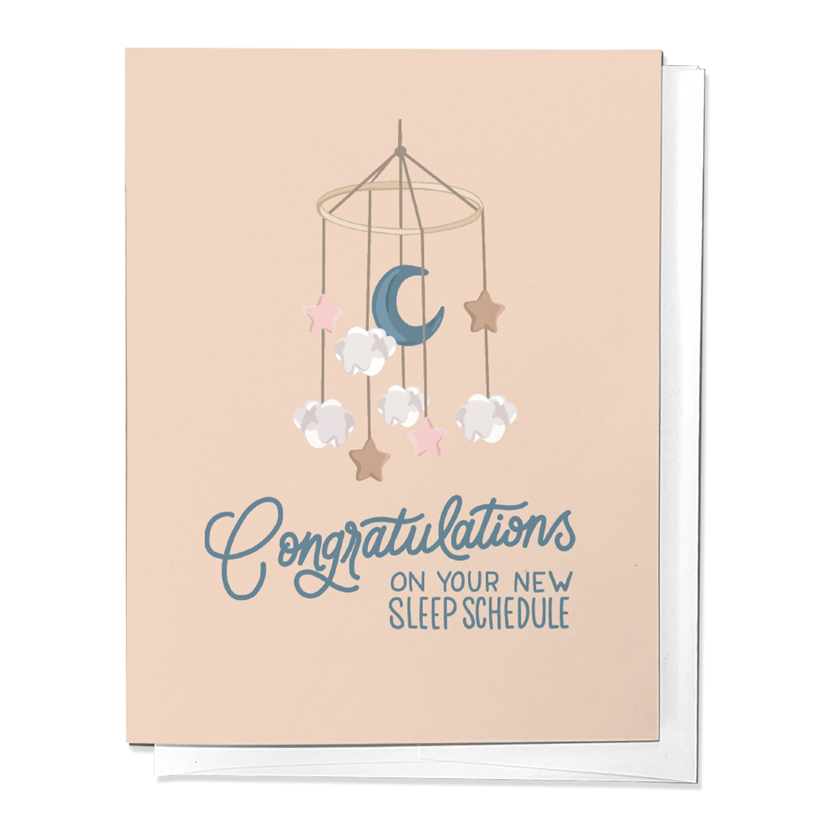 Congratulations On Your New Sleep Schedule! Greeting Card