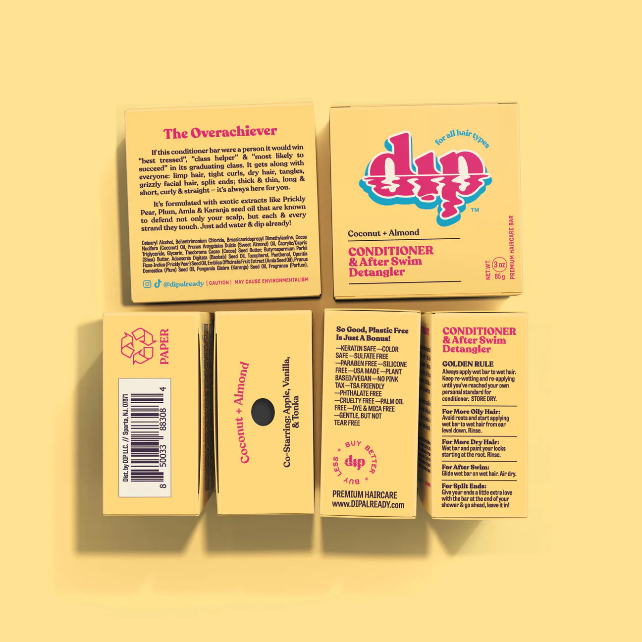 Conditioner Bar & After Swim Detangler - Coconut & Almond