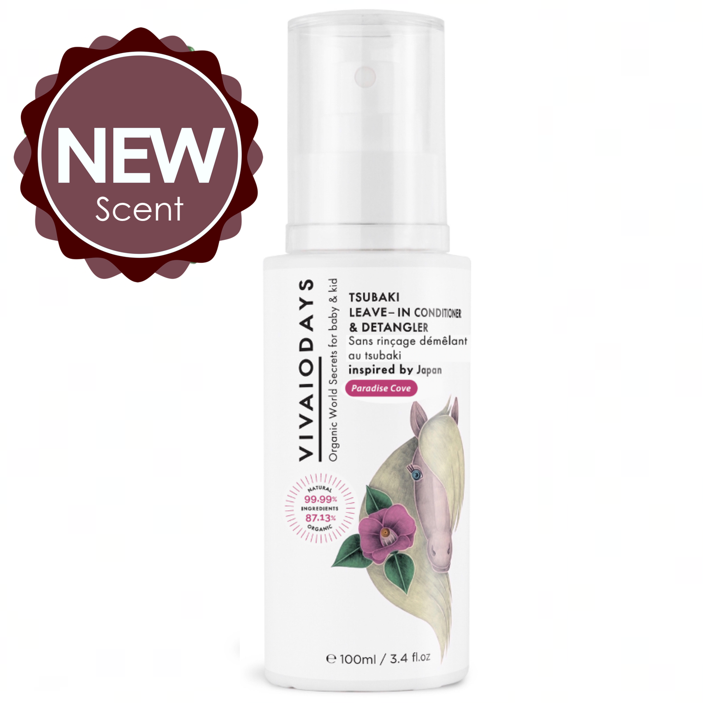 TSUBAKI LEAVE-IN CONDITIONER & DETANGLER SCENT PARADISE COVE