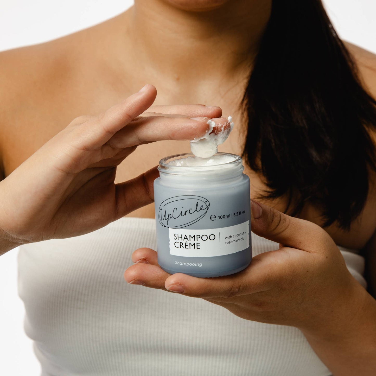 Vegan Refillable Spa Shampoo Crème with Coconut + Grapefruit Oil