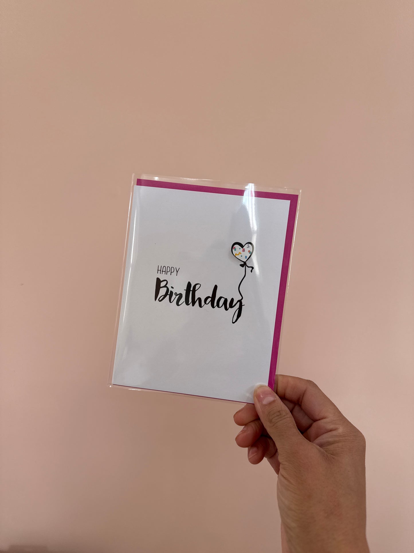 Confetti balloon happy birthday