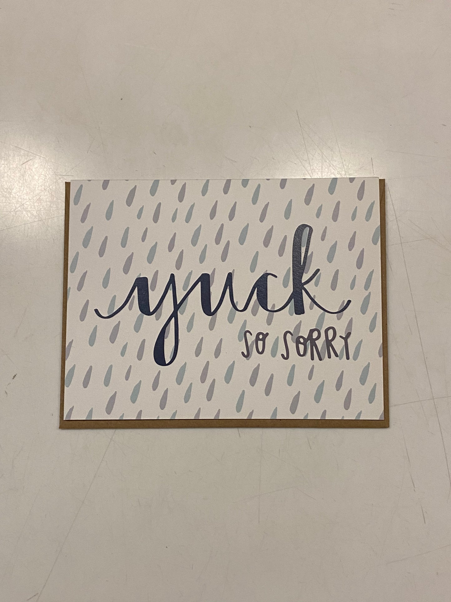 Yuck Greeting Card