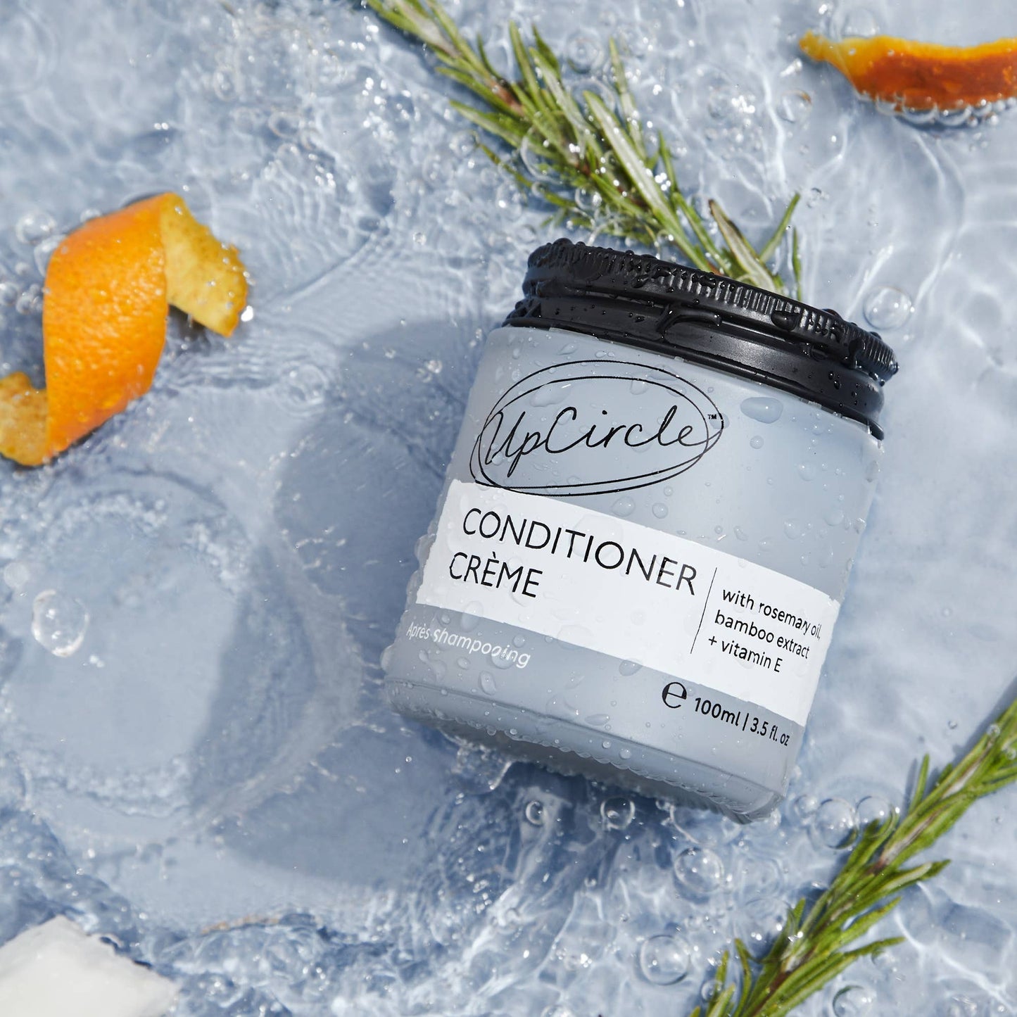 Rosemary + Vitamin E Natural Vegan Eco Spa Conditioner Crème