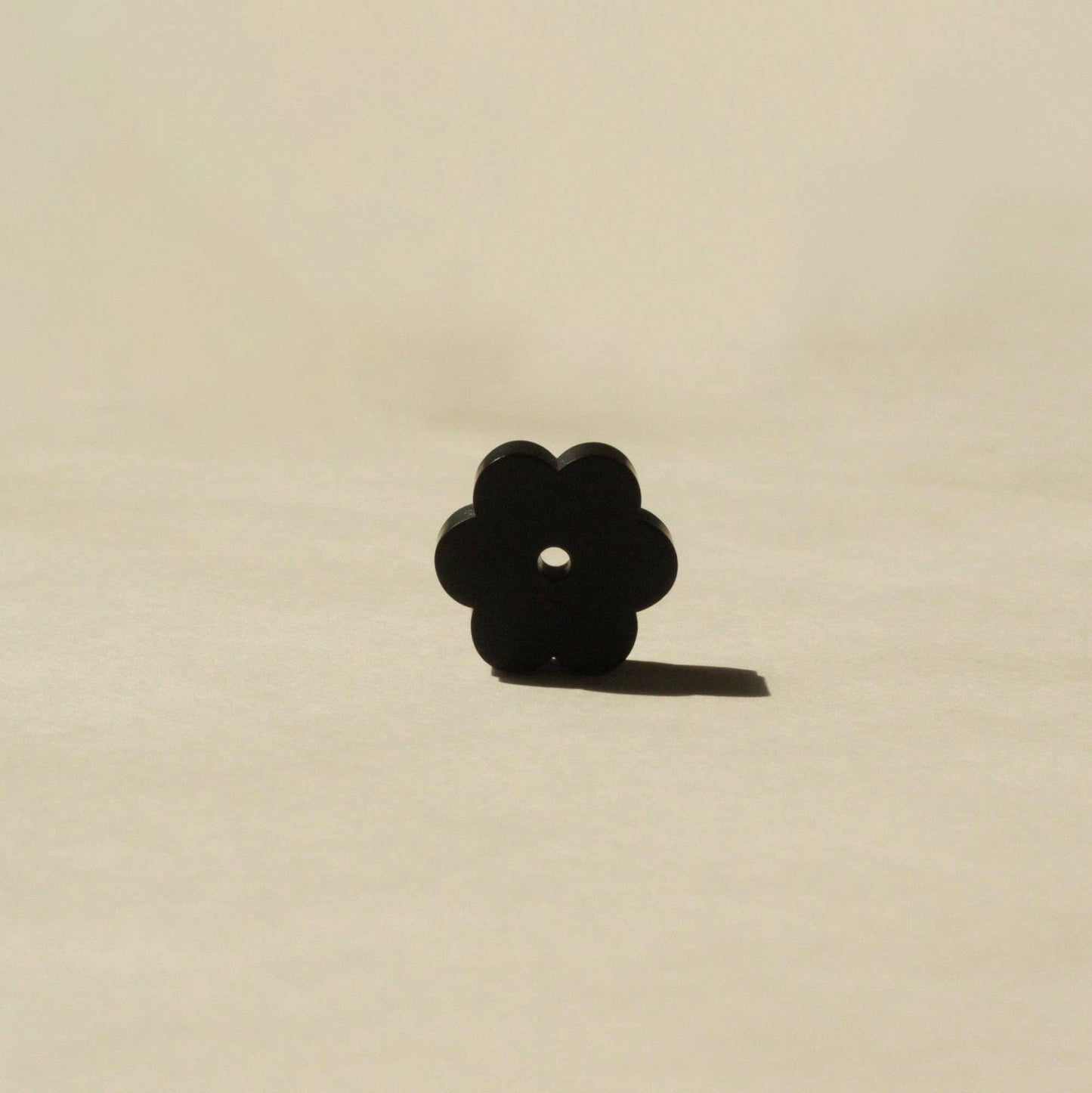 Cedar and Myrrh - Flower Black Brass Incense Holder