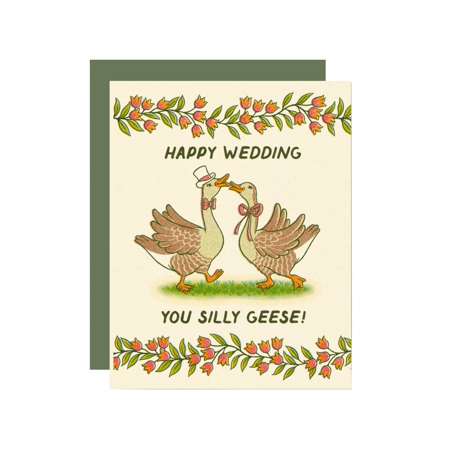 Wallflower Paper & Party - Silly Geese Wedding Card