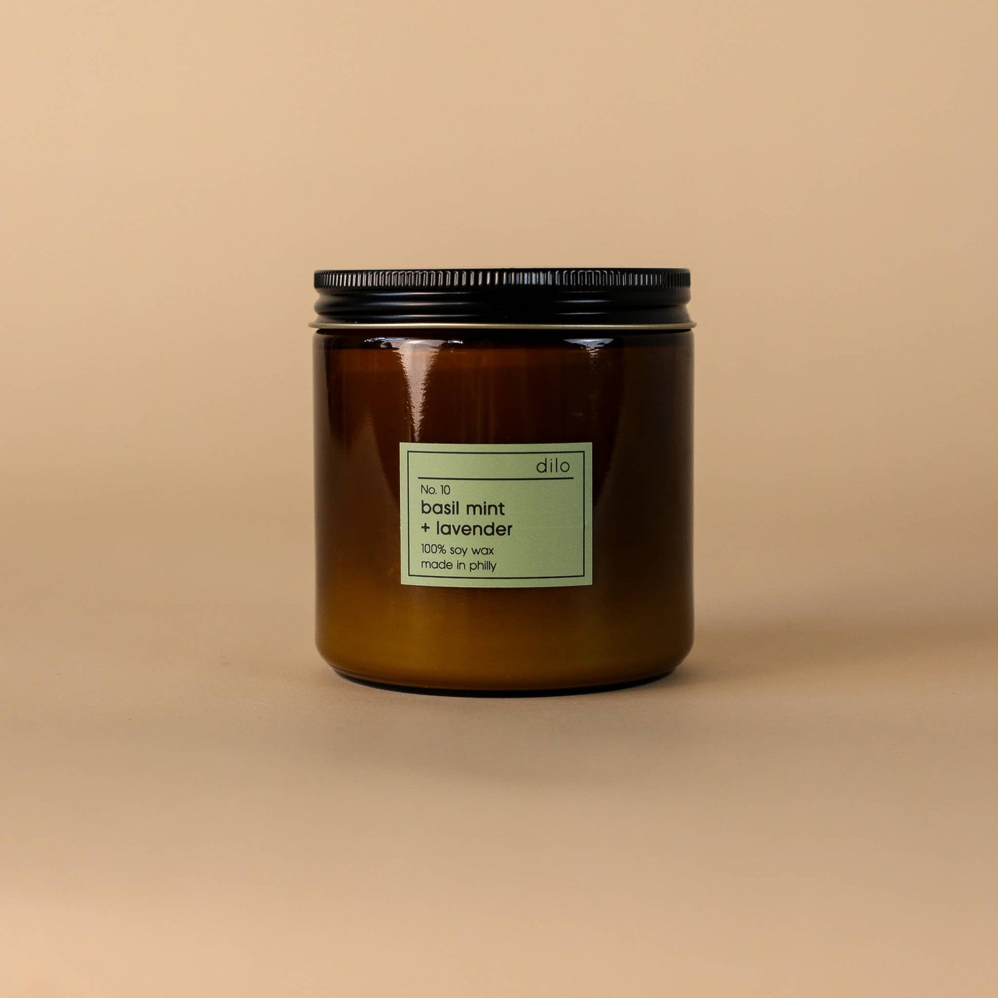 No. 10 Basil Mint + Lavender Candle