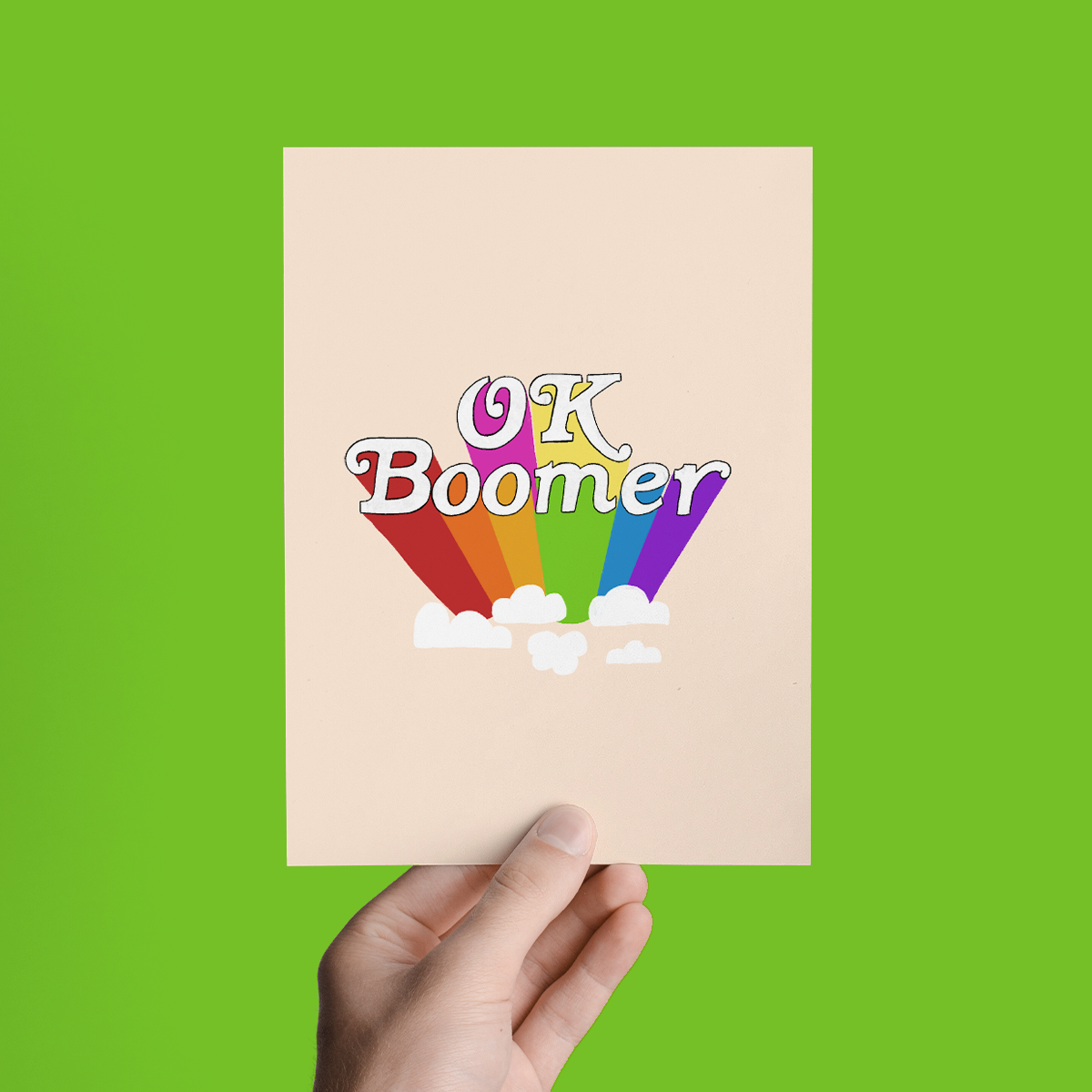 OK Boomer Greeting Card