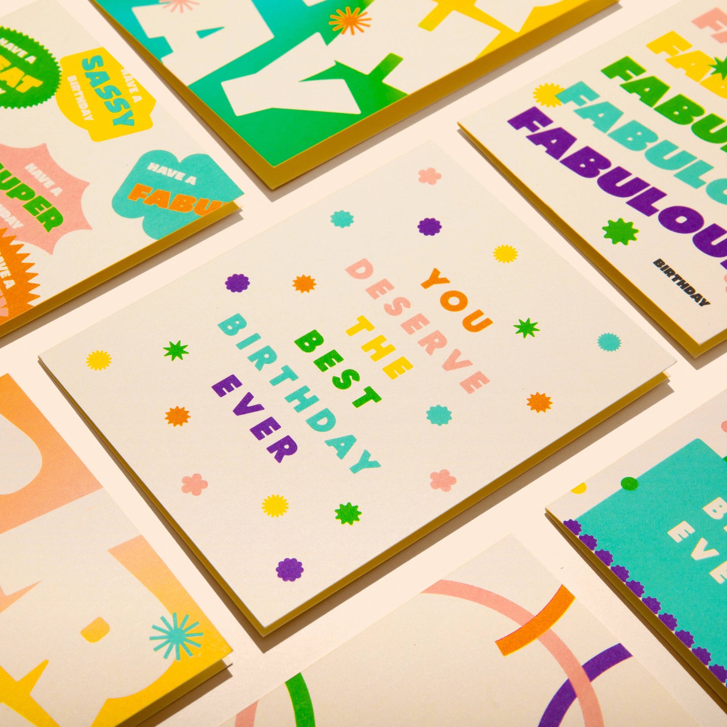 paper&stuff - You Deserve The Best Birthday Greeting Card