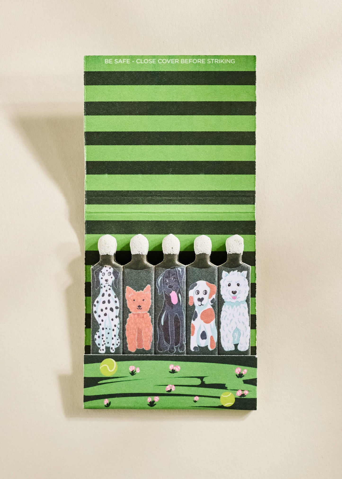 One & Only Paper - Puppy Pals Printed 10 Stem Matchbook