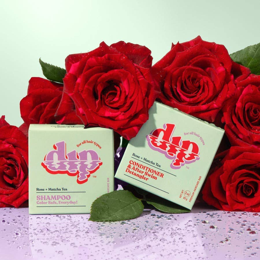 Color Safe Shampoo Bar - Rose & Matcha Tea