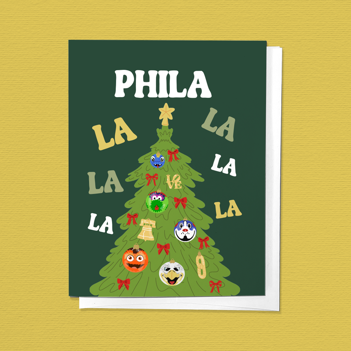 Phila La La Philly Sports Greeting Card