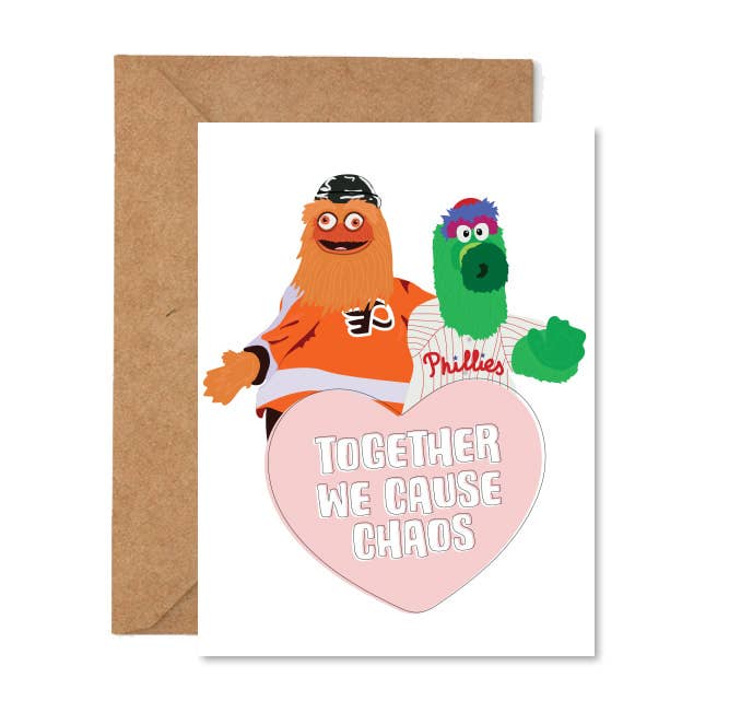 We Cause Chaos Greeting Card