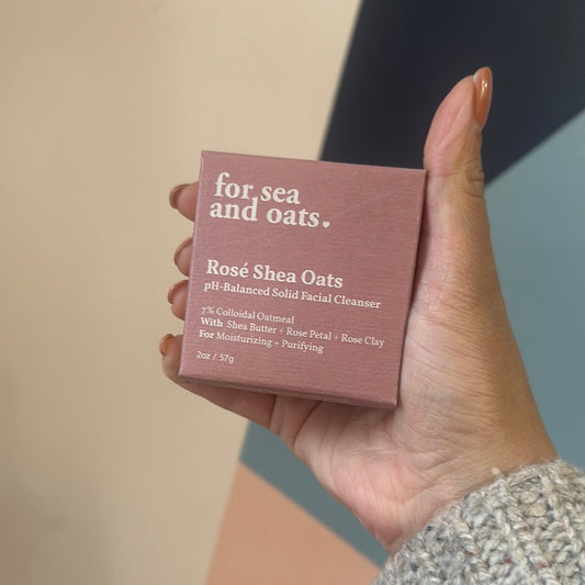 Rosé Shea Oats pH-Balanced Solid Facial Cleanser