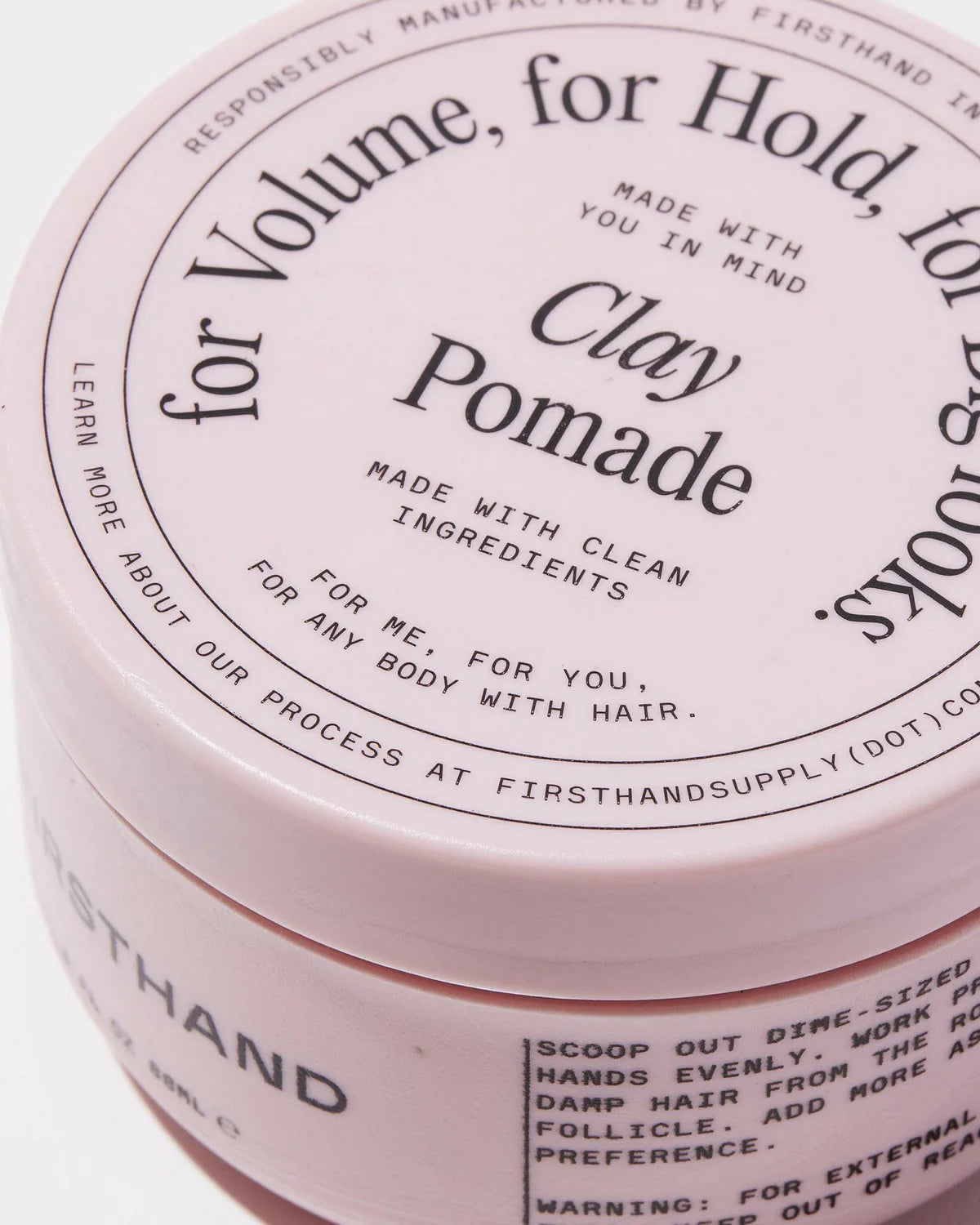 Clay pomade