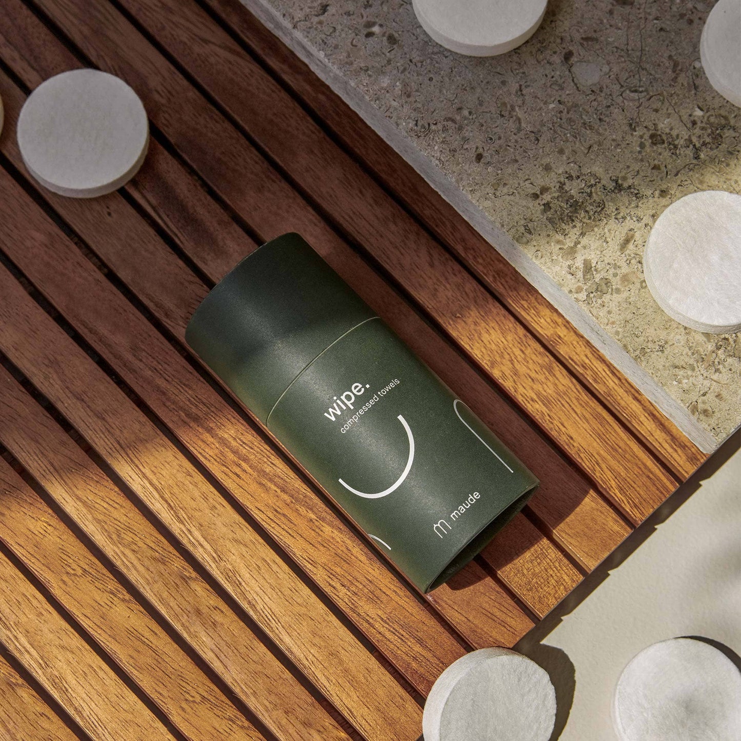 Wipe - compostable compressed towels