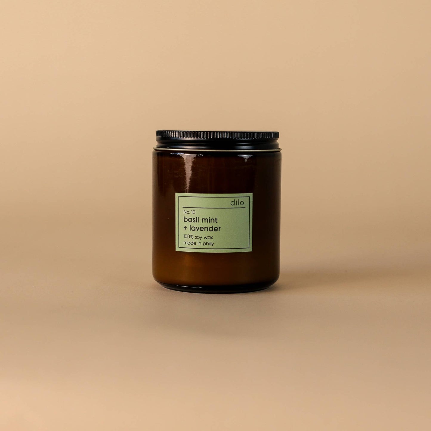 No. 10 Basil Mint + Lavender Candle
