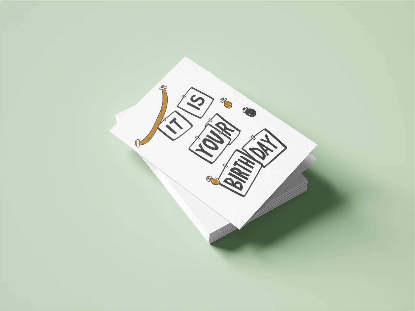 It Is Your Birthday Office Greeting Card