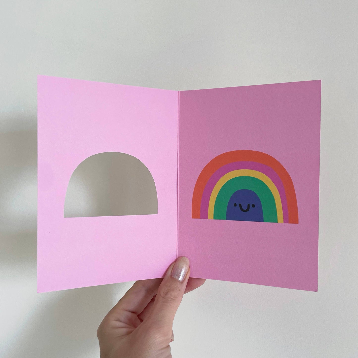 Rumble Cards - Rainbow Greeting Card - Happy - Cute - Fun - Celebrate