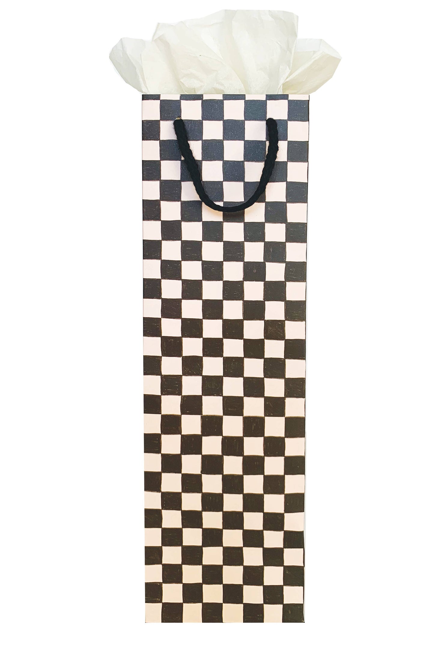 The Social Type - Checkers Wine Gift Bag