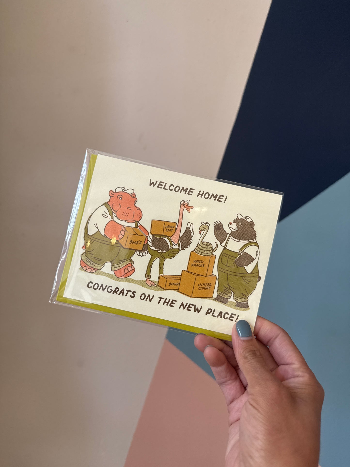 Welcome home! Congrats on the new place!