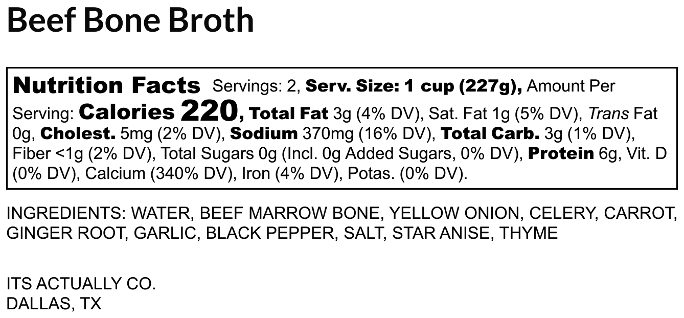 Bone Broth