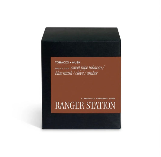 Tobacco + Musk Candle