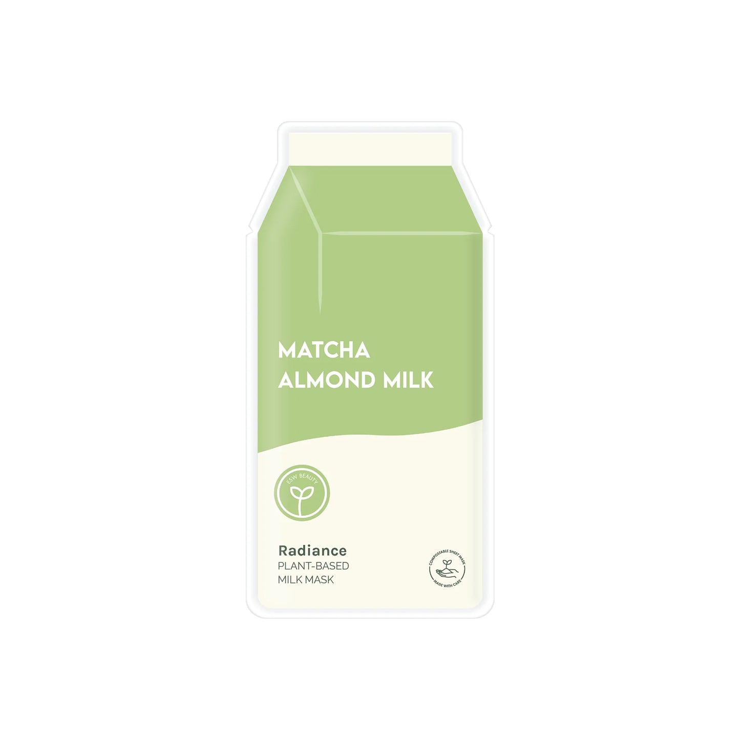 Matcha Almond Milk Radiance Plant-Based Milk Mask