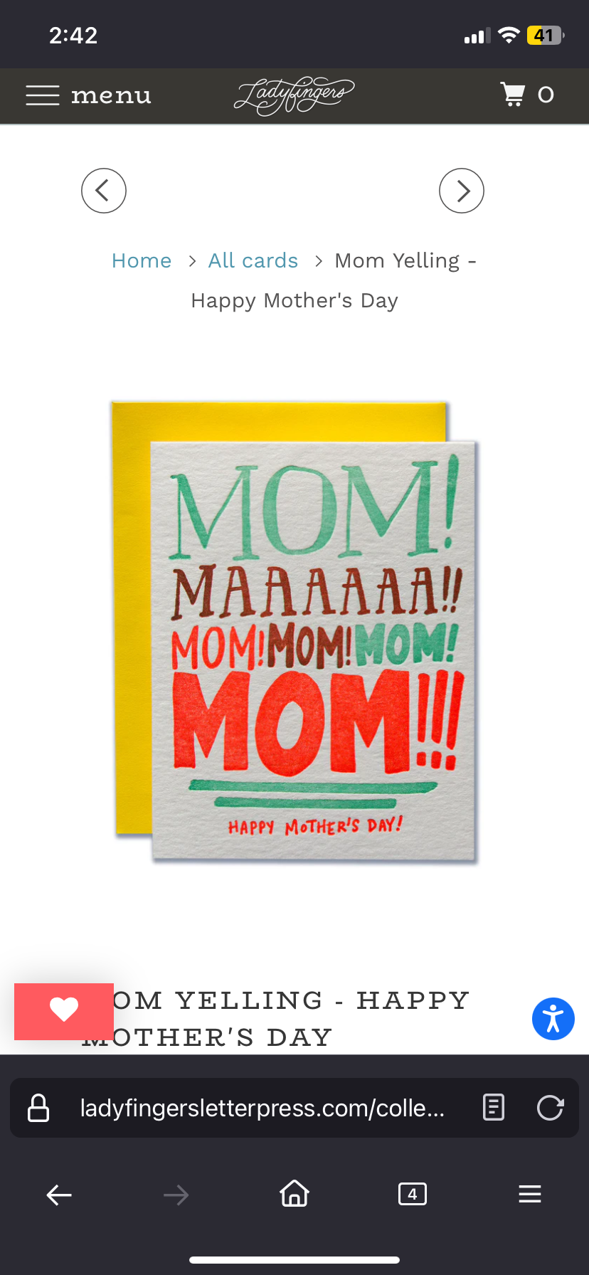 Mom Yelling Greeting Card
