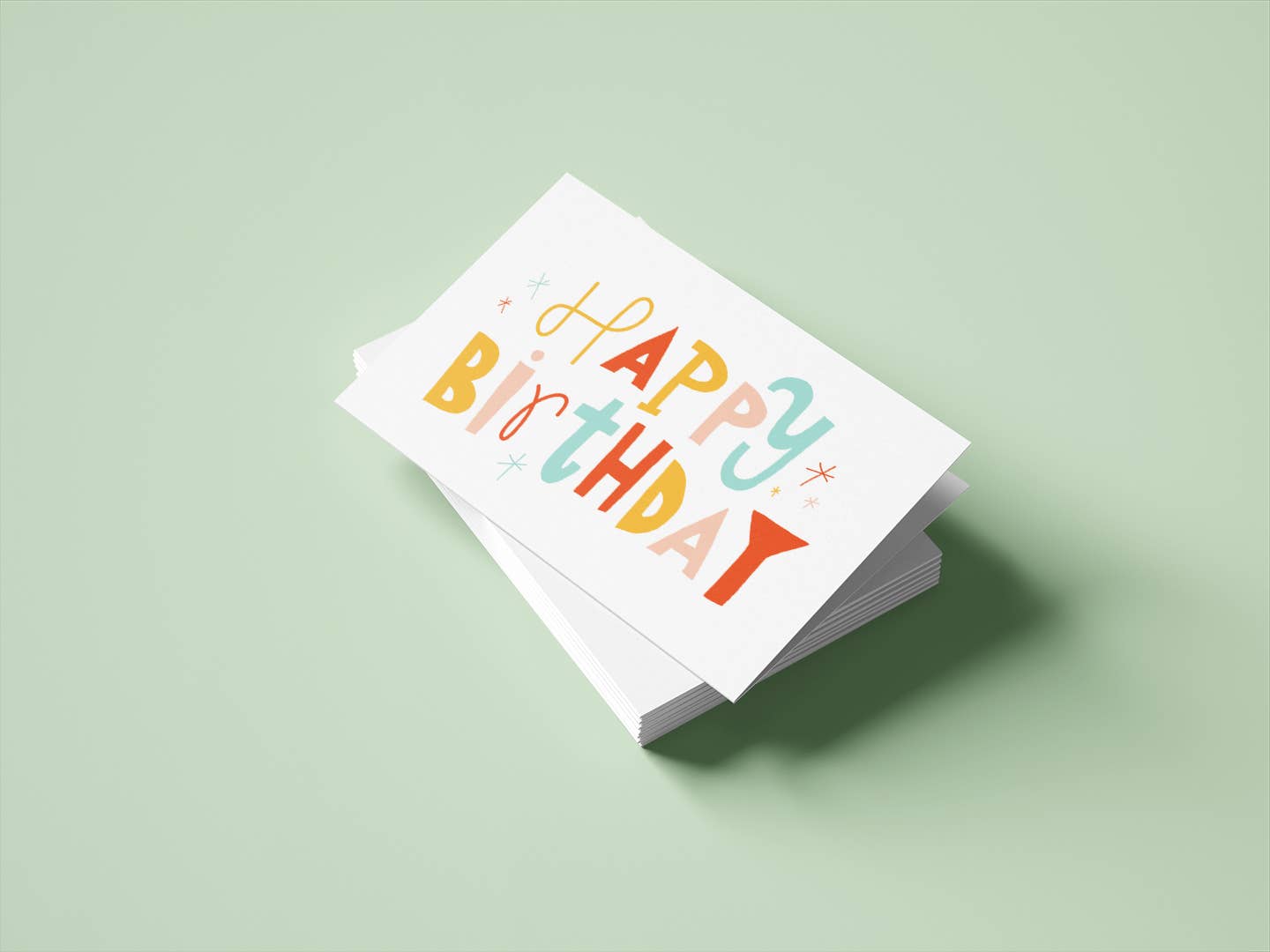 Colorful Bday Card