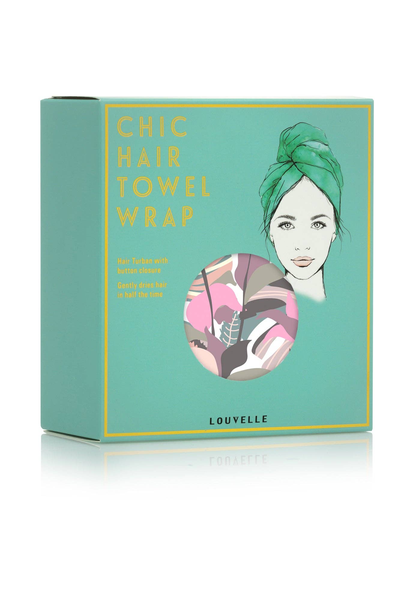 RIVA Hair Towel Wrap in Pink Camoflage
