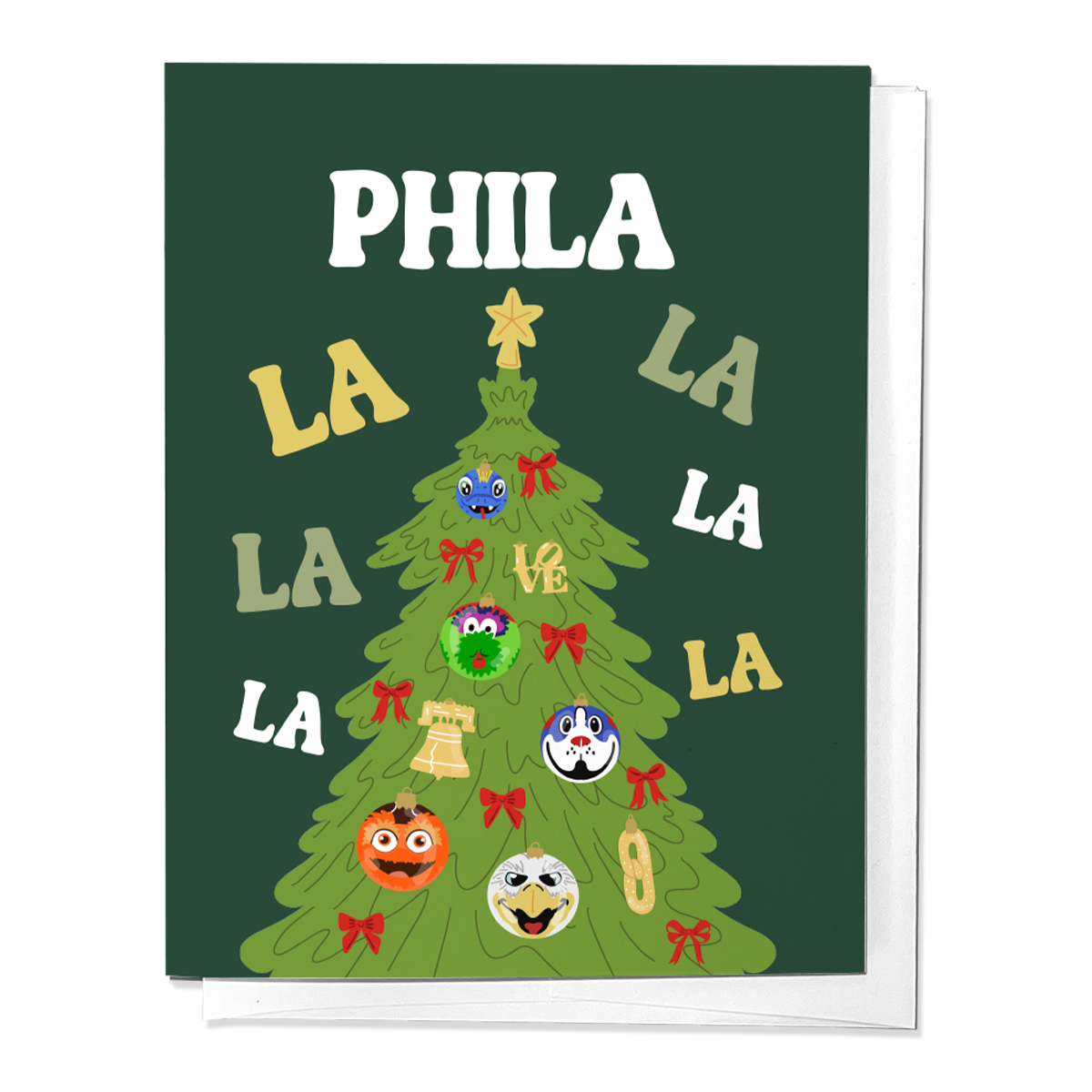 Phila La La Philly Sports Greeting Card