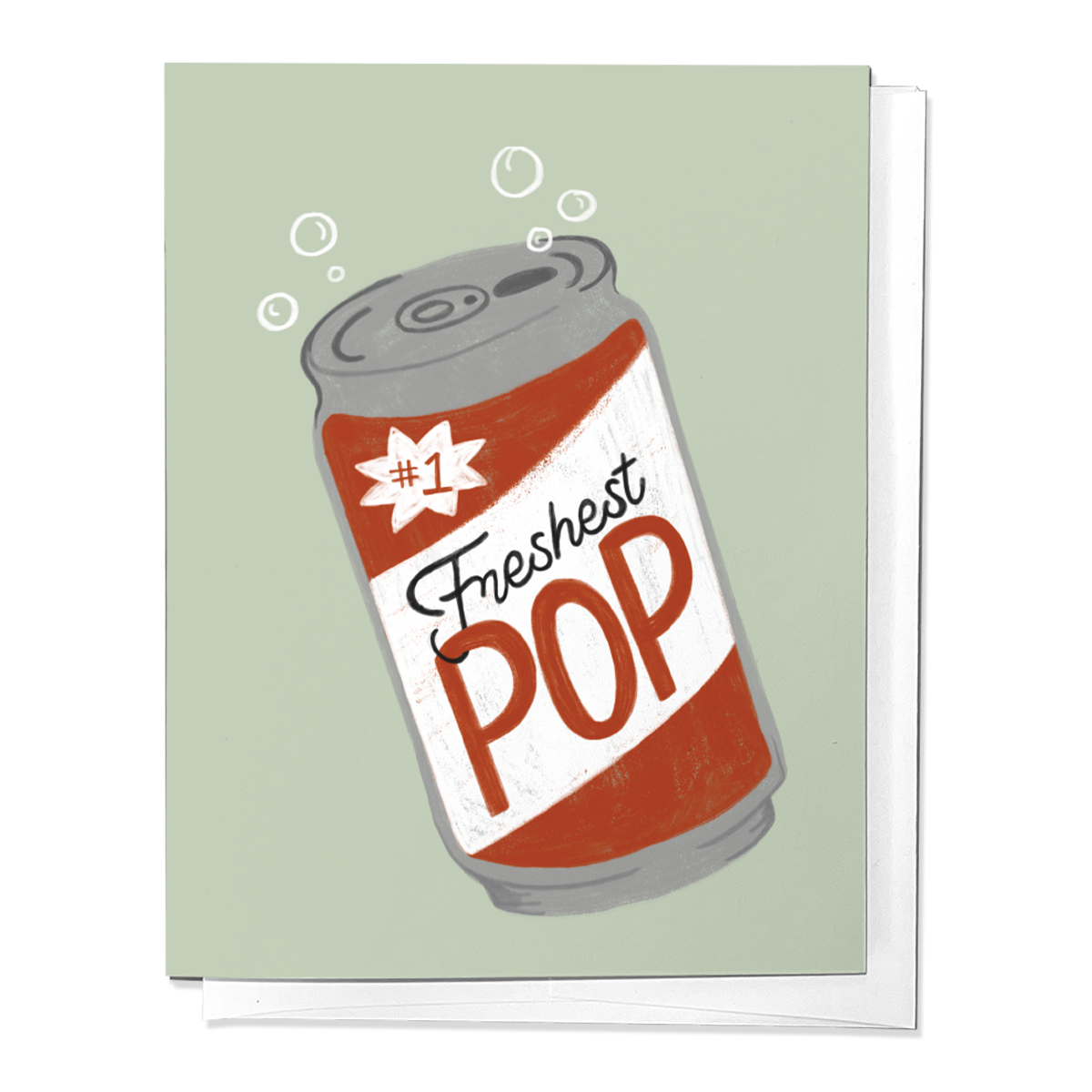 Parcel Island - The Freshest Pop Soda Can Father's Day Greeting Card