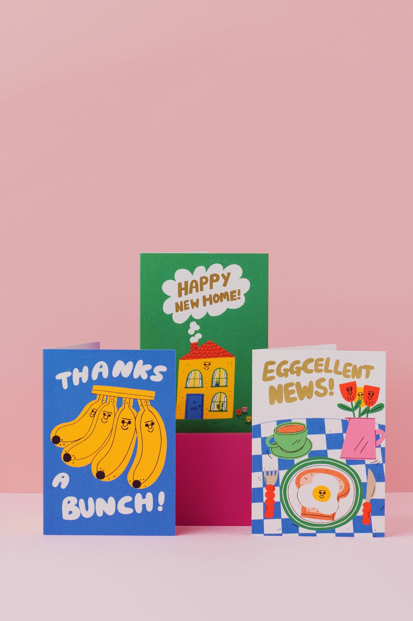 Rumble Cards - Thanks a Bunch - Bananas - Cute - Fun - Thank you card