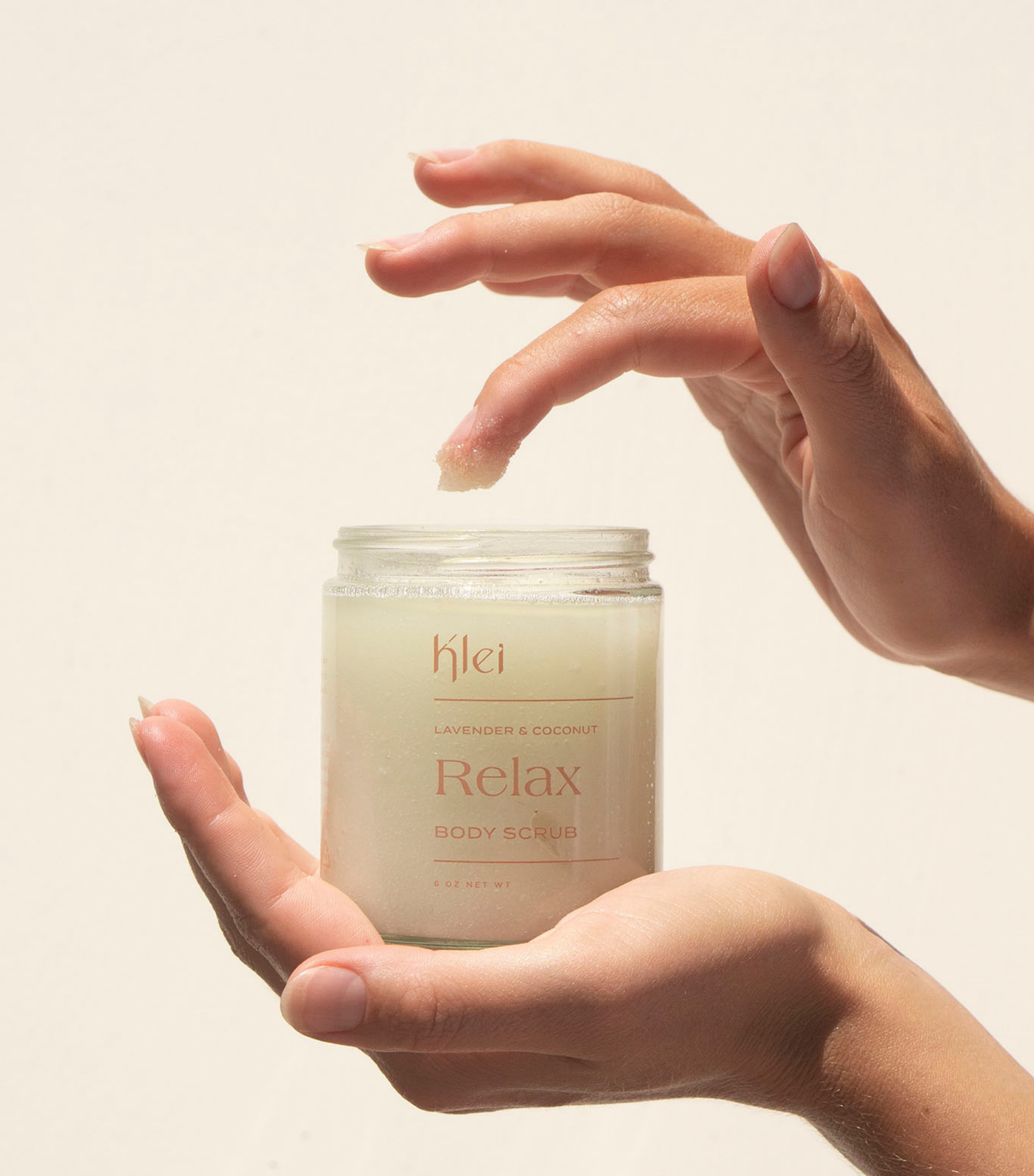 Relax Lavender & Coconut Natural Sugar Body Scrub