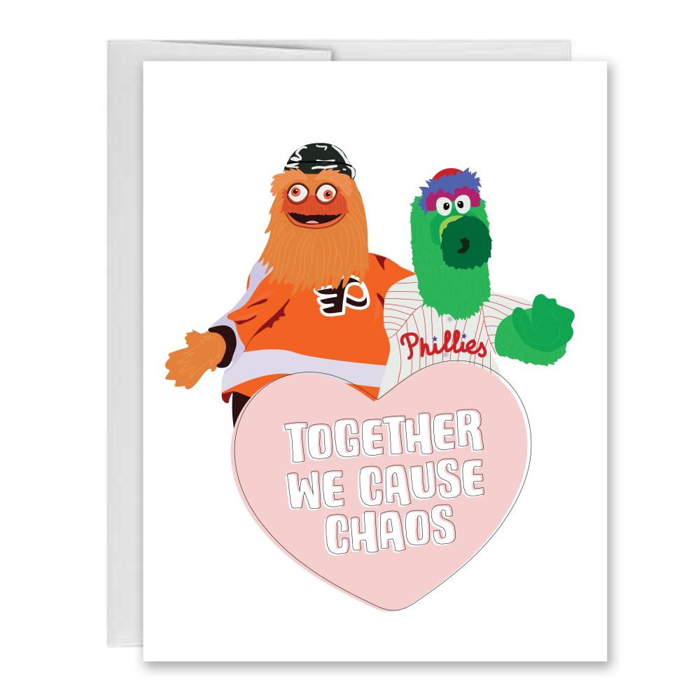 We Cause Chaos Greeting Card