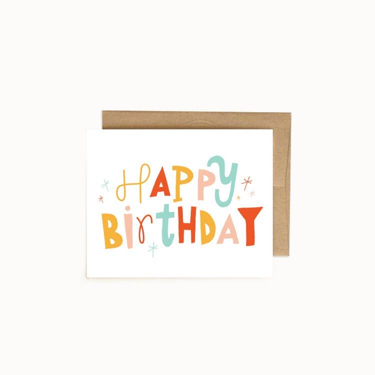 Colorful Bday Card