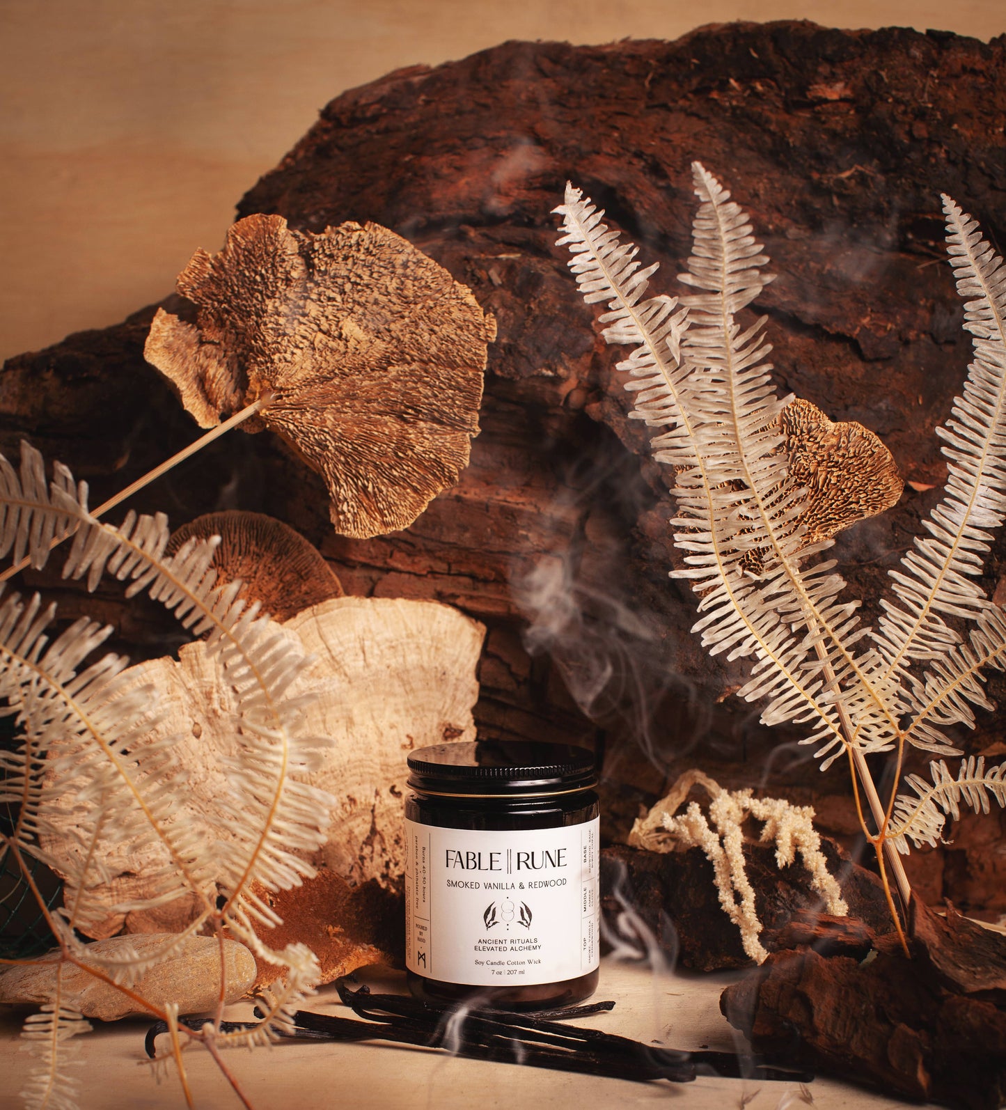Smoked Vanilla & Redwood Candle