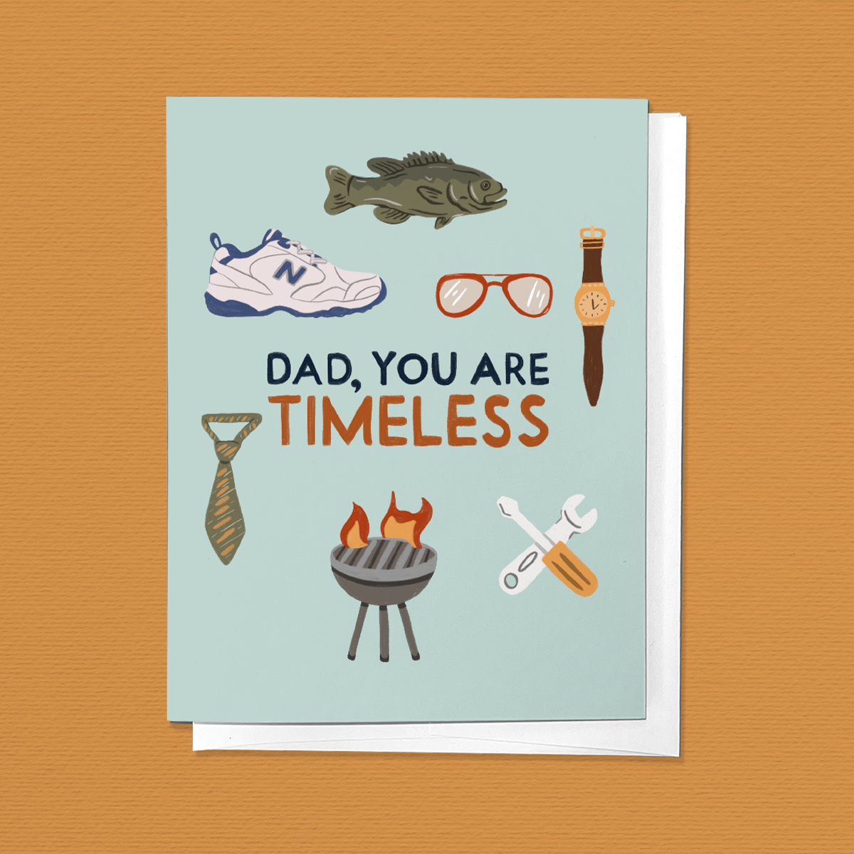 Parcel Island - Dad, You Are Timeless, Iconic Father's Day Greeting Card