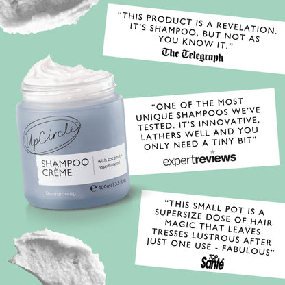 Vegan Refillable Spa Shampoo Crème with Coconut + Grapefruit Oil