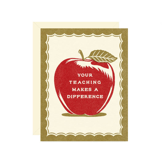 Teacher Card