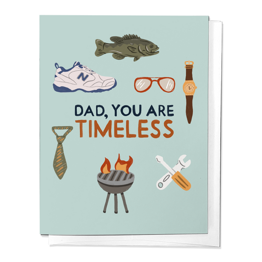 Parcel Island - Dad, You Are Timeless, Iconic Father's Day Greeting Card