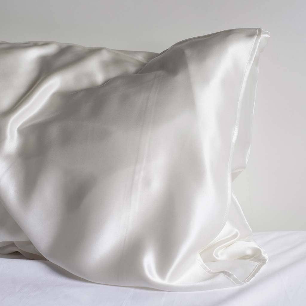 (Ivory White) Cloud 9 Silk Pillowcase