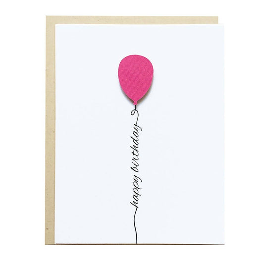 Pink Balloon Birthday