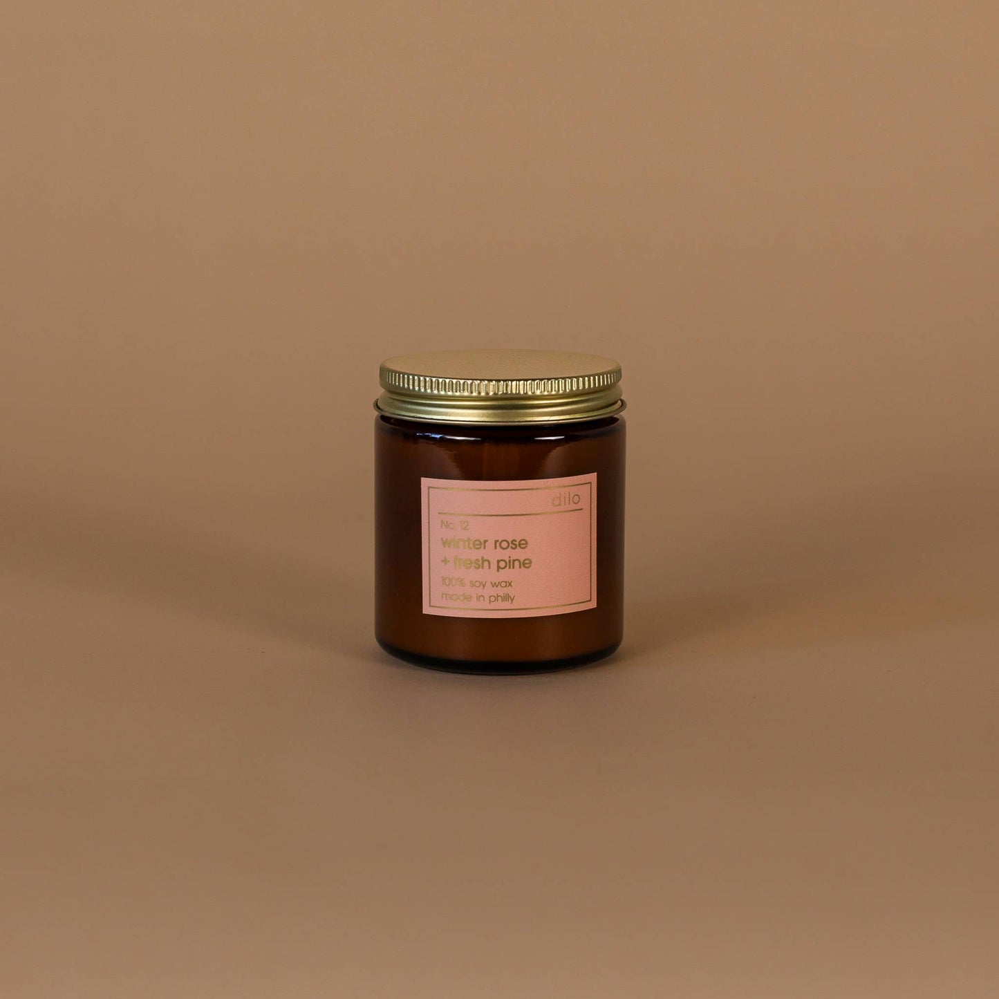 No. 12 - Winter Rose + Pine Candle