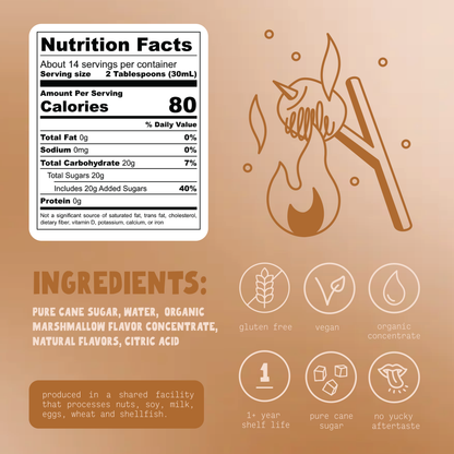 surrup. - Toasted marshmallow