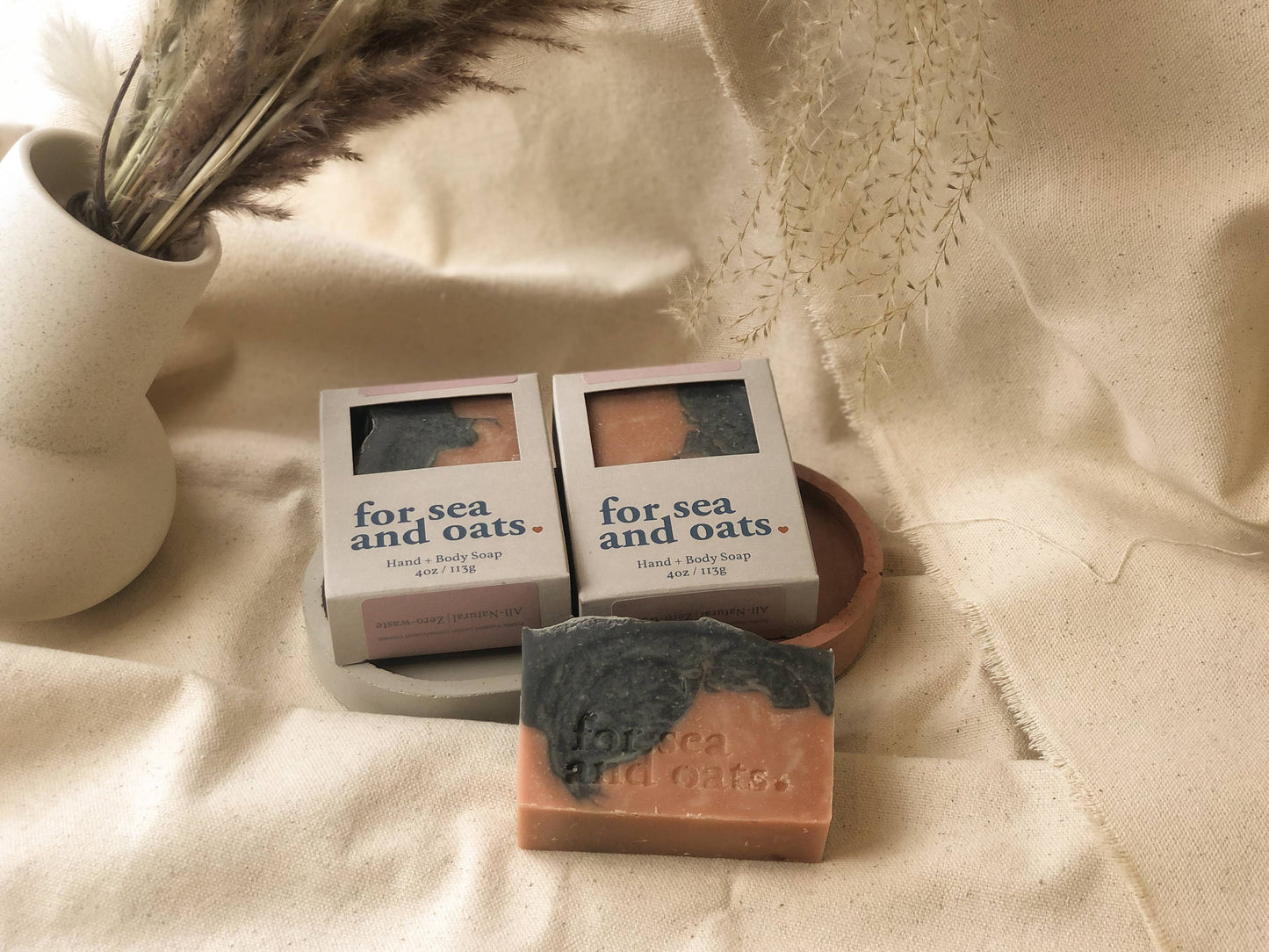 Rose & Charcoal Oat Milk Balancing Soap